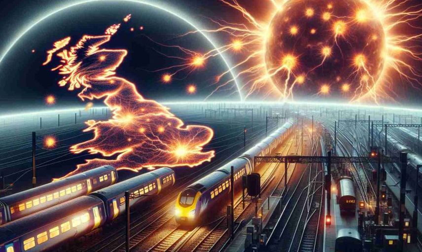 Güneş fırtınası için korkutan uyarı: Tren kazaları meydana gelebilir!