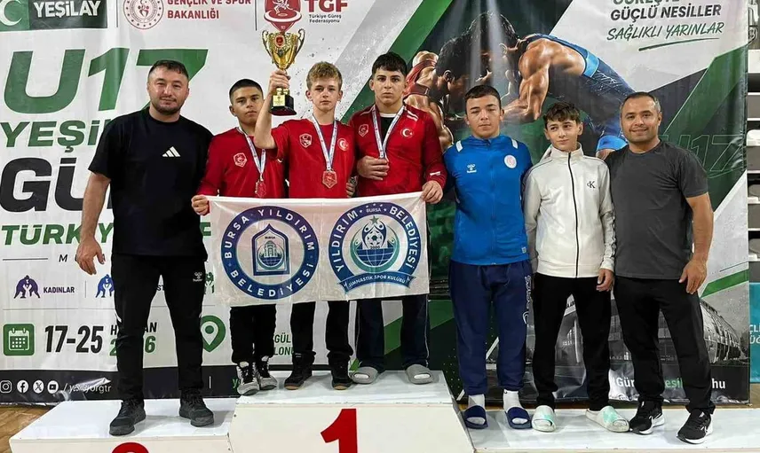 Güreşte Yıldırım Belediyesi başarısı
