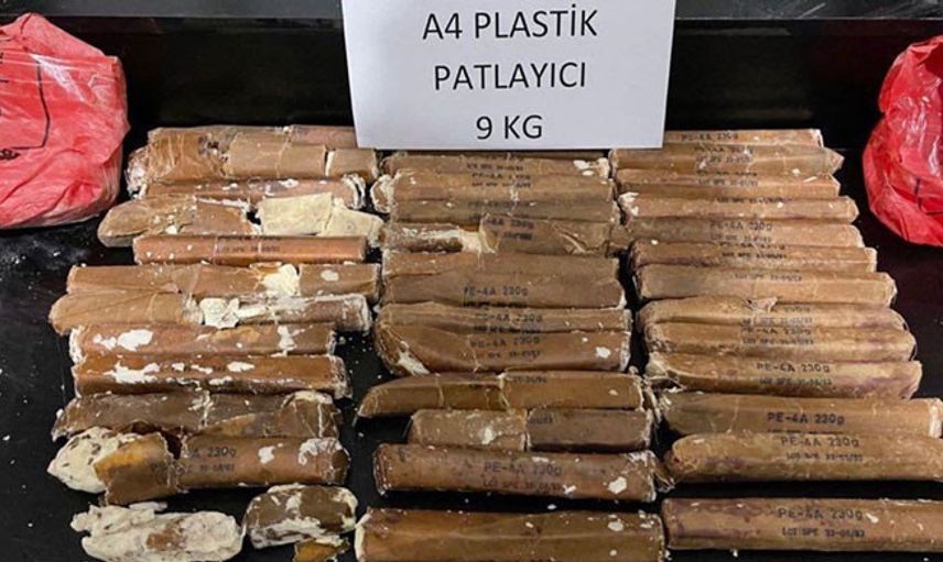 Hakkari'de 9 Kilo 200 Gram A-4 Plastik Patlayıcı Ele Geçirildi