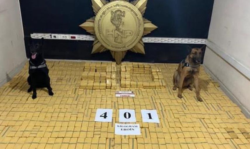 Hakkari’de Bir Araçta 401 Kilogram Eroin Bulundu