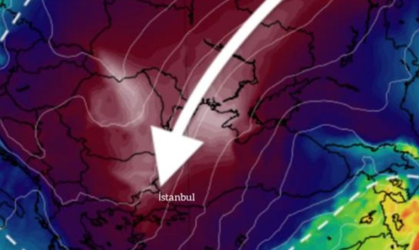 Haritadaki renklere dikkat: Bu gece ile Pazar arası İstanbul'u Sibirya soğukları vuracak!