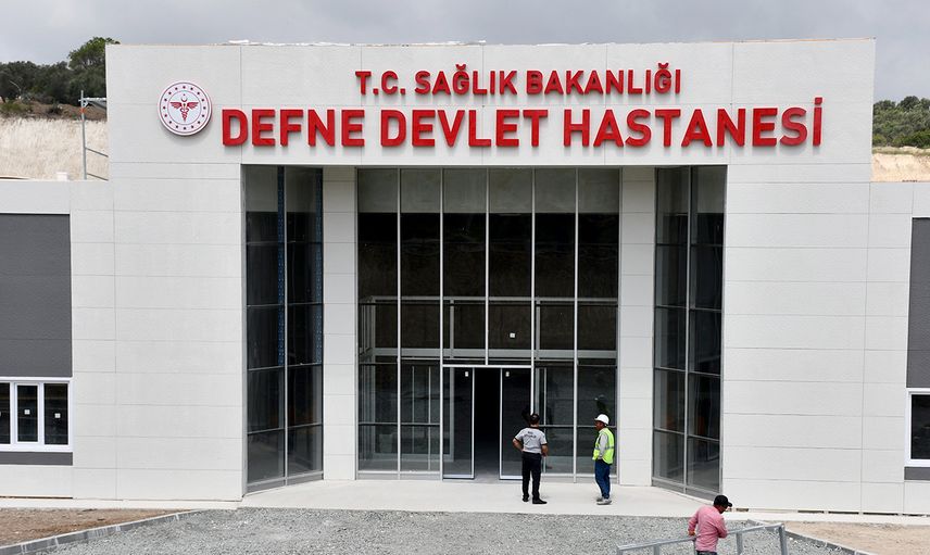 Hatay Defne Hastanesinin yapımında sona gelindi