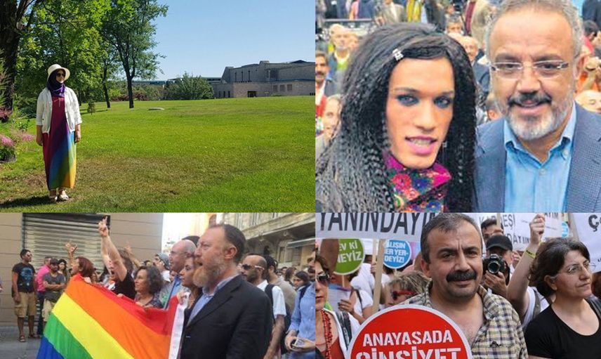 HDP'nin Tesettürlü İstanbul Milletvekili Hüda Kaya'dan LGBT'ye Destek