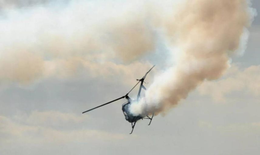 Helikopter alev alarak yere çakıldı: Çok sayıda ölü var