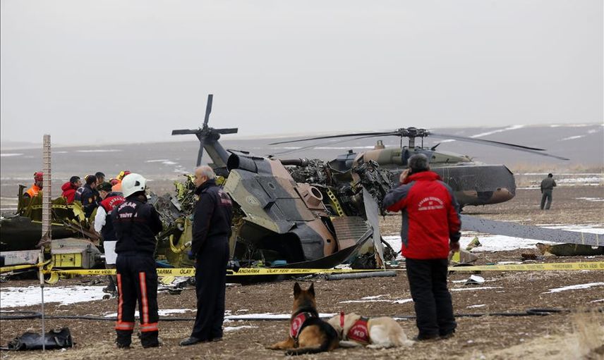 Helikopter kazasının nedeni belli oldu