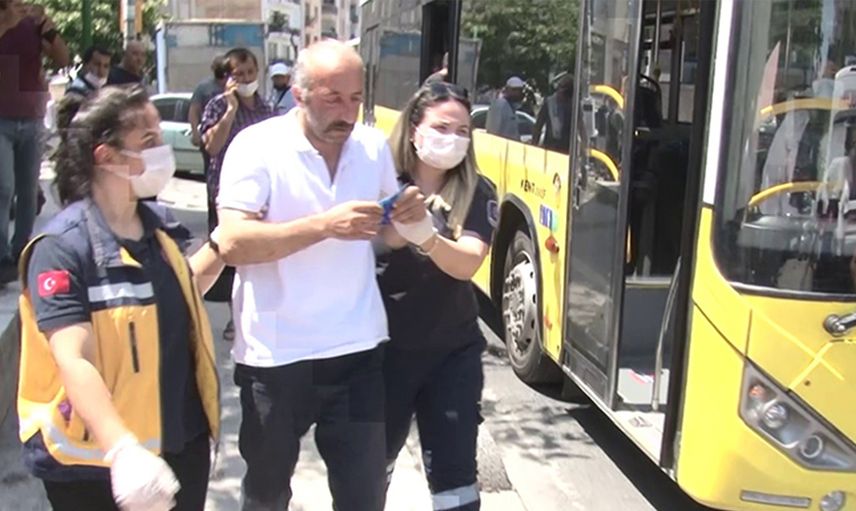HES Kodunu İstanbul Kartına Tanımlamayan Bir Kişi Otobüs Şoförüne Saldırdı
