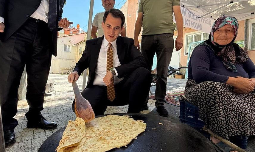 Hisarcık Şehitler Mahallesi’nde gözleme ve aşure ikramı düzenlendi