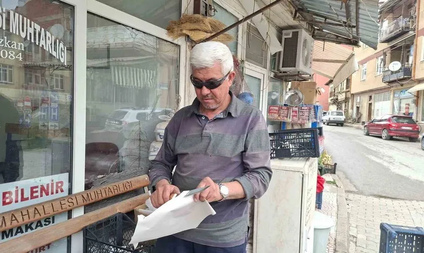 Hisarcık'ta Bıçak Bileyicilere Yoğun Talep