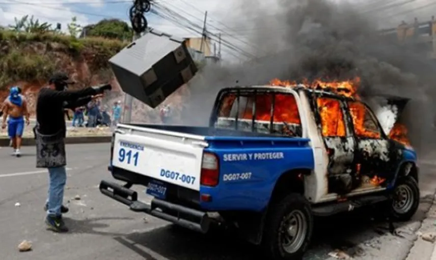 Honduras'ta Düzenlenen Protestolarda 25 Kişi Yaralandı