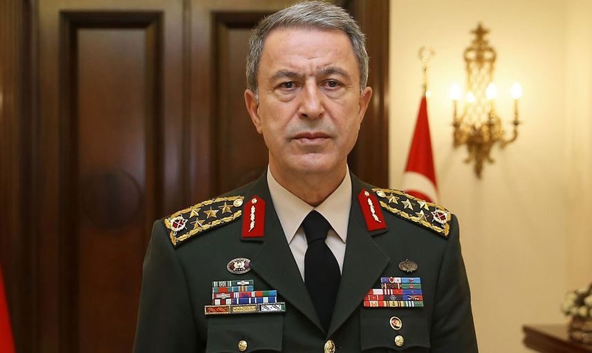 Hulusi Akar’dan hava harekatı açıklaması: ‘Sınıra 140 km mesafedeki Asos'ta vuruldular!’