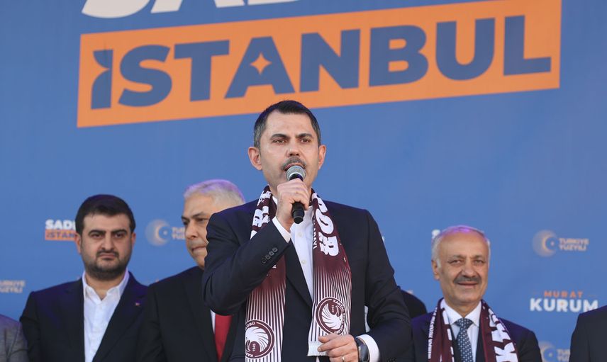 İBB Başkan adayı Kurum, Kartal'da konuştu: ‘‘ 1 Nisan’da algı belediyeciliği bitecek, 5 yıldır yüzü gülmeyen İstanbullu hemşerilerimizin yüzü gülecek!’’