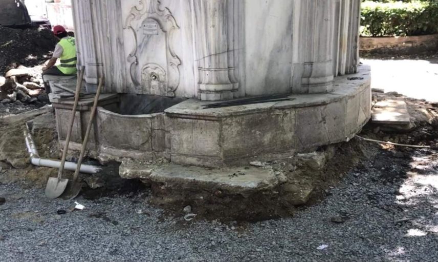 İBB restorasyon yapacaktı: Tarihi yapı büyük zarar gördü