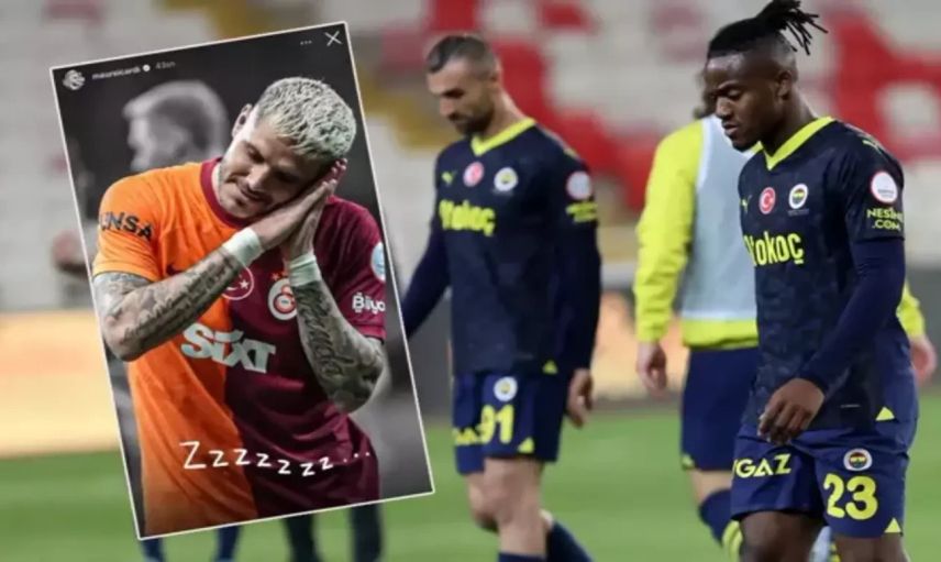 Icardi'den Fenerbahçe maçı sonrası olay paylaşım: Şampiyonluk yarışında tansiyon yükseliyor!