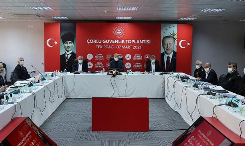 İçişleri'nden Tekirdağ'da Güvenlik Toplantısı