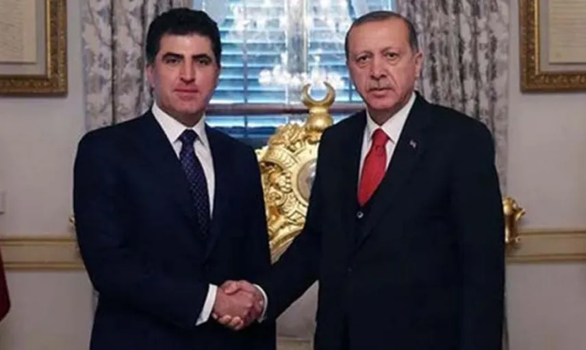 IKBY Başkanı Barzani Cumhurbaşkanı Erdoğan ile Görüşmek Üzere Türkiye'ye Geldi