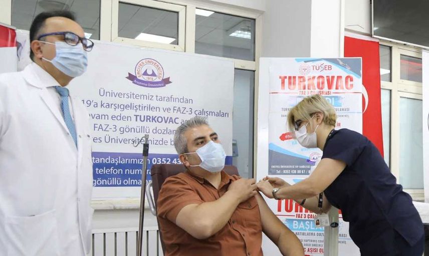 İki Doz Sinovac Aşısı Olmuş Gönüllülere TURKOVAC Aşısı Uygulanmaya Başlandı