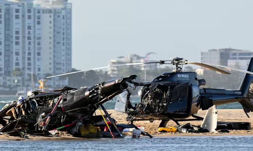 İki helikopter havada birbirine girdi: Çok sayıda ölü ve yaralı var