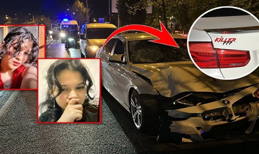 İki kız kardeşi hayattan kopardı: Otomobilin arkasında dikkat çeken yazı