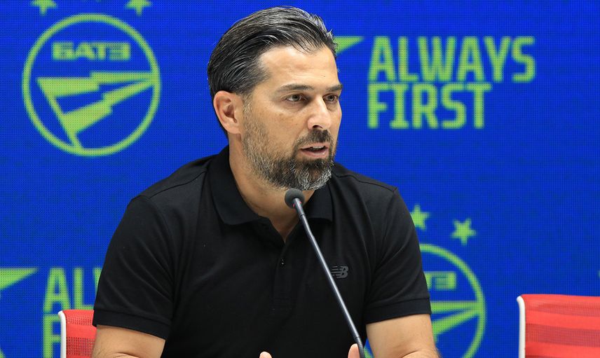 İlhan Palut: BATE Borisov karşısında 10 kişi bu kadar baskılı oynamak kolay değil