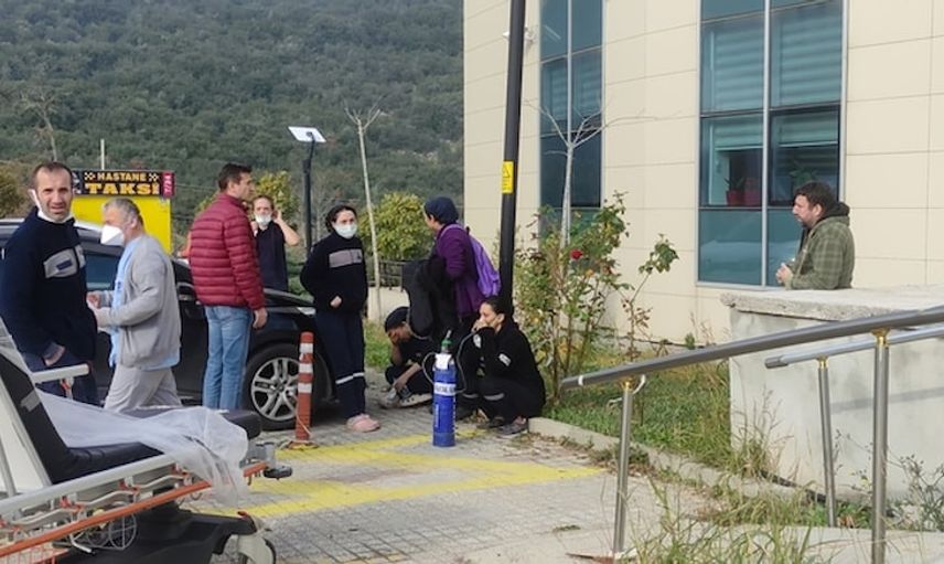 İplik fabrikasında kimyasal sızıntı