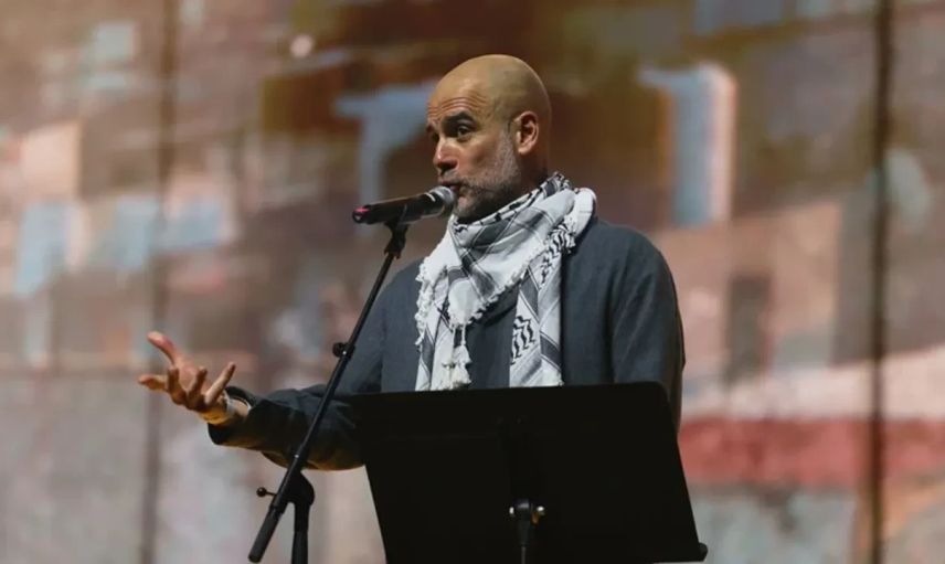 Guardiola'dan Filistin'e destek: İnsanlığın bittiği yer