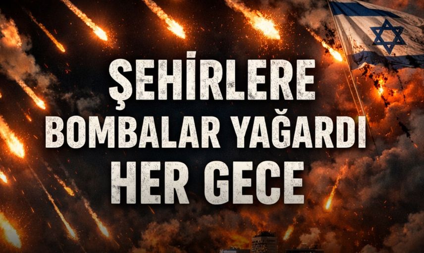 İran Tel Aviv’i Füzelerle Aydınlatıyor