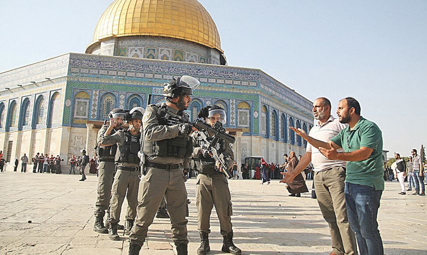 İşgalci İsrail namaz kılanları hedef aldı: Mescid-i Aksa'da yine aynı acı tablo