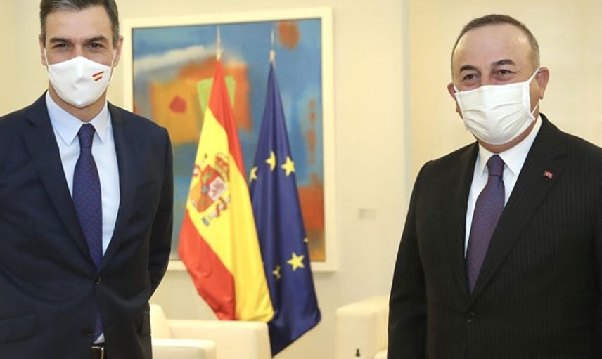 İspanya Başbakanı Sanchez Bakan Çavuşoğlu'nu Kabul Etti!
