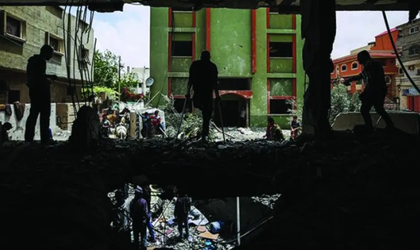 İsrail Güçleri Refah'taki Tek Engelli Merkezini de Bombaladı 