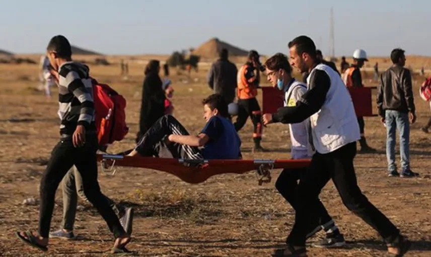 İsrail Ordusu, Gazze Sınırında 46 Filistinliyi Yaraladı
