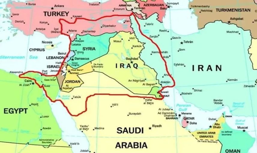İsrail Skandalı: Askerin Kolunda 'Vadedilmiş Topraklar' Haritası!