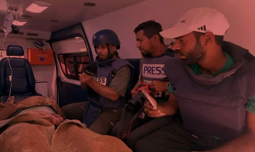 İsrail'in basın özgürlüğüne yönelik hedefi: TRT Arapça ekibine saldırı!