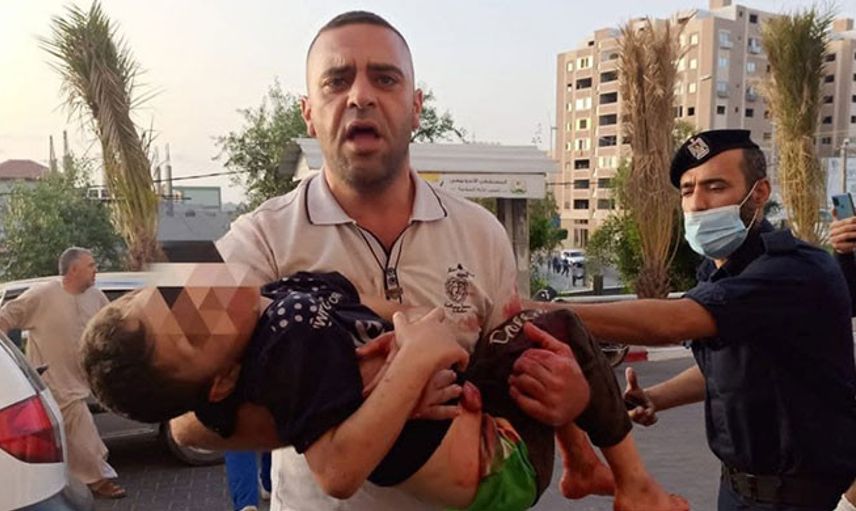 İsrail’in Filistin’de Düzenlediği Hava Saldırısında 3’ü Çocuk 9 Kişi Öldü