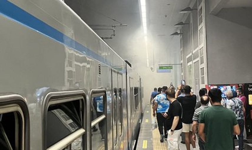 İstanbul Kirazlı metrosunda panik: Dumanlar yükselmeye başladı