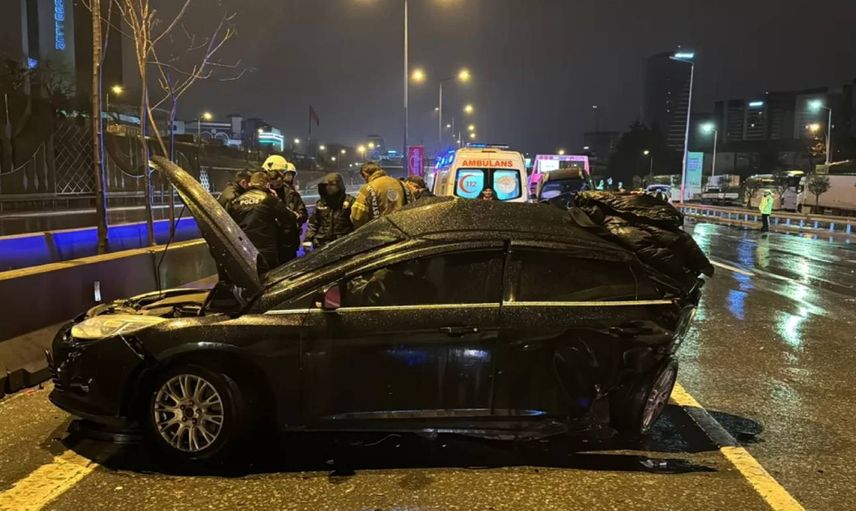 İstanbul Maltepe’de korkutan kaza: Çok sayıda yaralı var