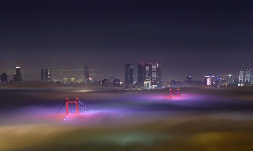 İstanbul sise teslim oldu: Vapur seferleri iptal edildi