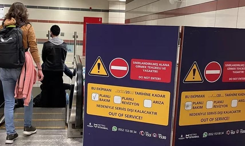 İstanbul yine bildiğimiz gibi! Uzun süre boyunca toplu taşımalardaki asansör ve yürüyen merdivenlerin arızalanması vatandaşın canına tak ettirdi!
