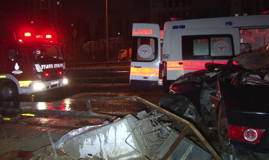 İstanbul’da kan donduran kaza: 1 ölü, 1 yaralı var
