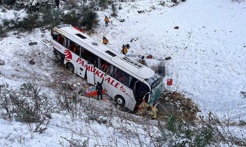 Son Dakika İstanbul'da Kaza: Yolcu Otobüsü Şarampole Yuvarlandı!