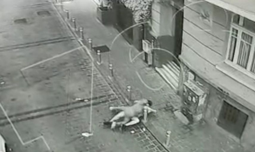 İstanbul'da köpekli gasp kamerada: Pitpulla böyle gasp etiler!