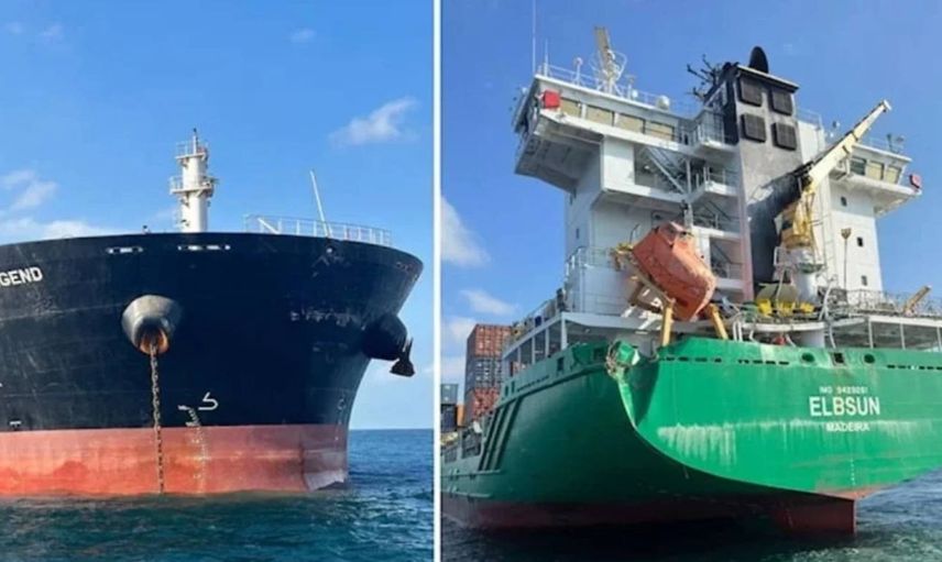 İstanbul’da korkutan kaza: Ahırkapı’da iki gemi çarpıştı