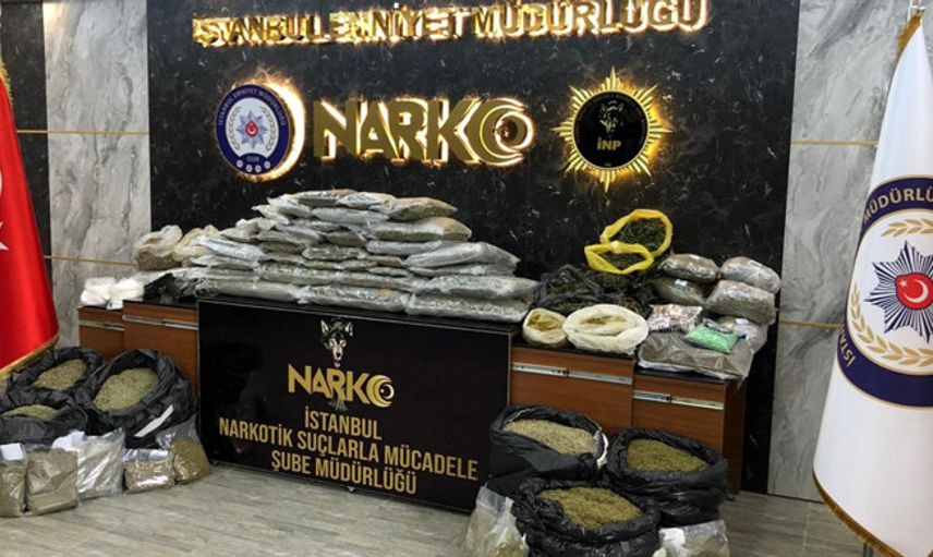 İstanbul'da Son 3 Ayda 1,5 Ton Uyuşturucu Ele Geçirildi
