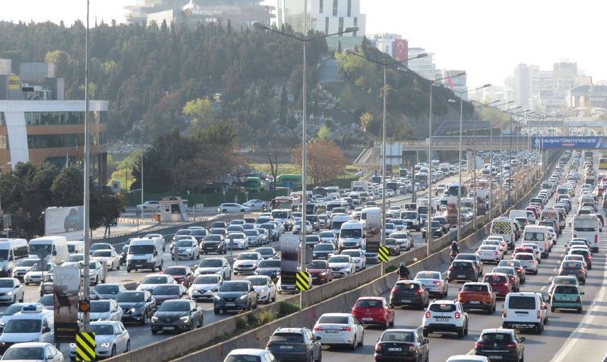 İstanbul'da trafik çilesi