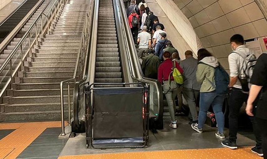 İstanbul'un bitmek tükenmek bilmeyen eziyeti! Sözde ''yürüyen merdiven'' tepkiler çığ gibi büyüyor