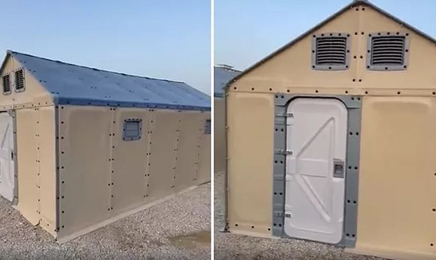 İsviçre’nin deprem bölgesine gönderdiği çadırlar gündem oldu! Klimaları bile var
