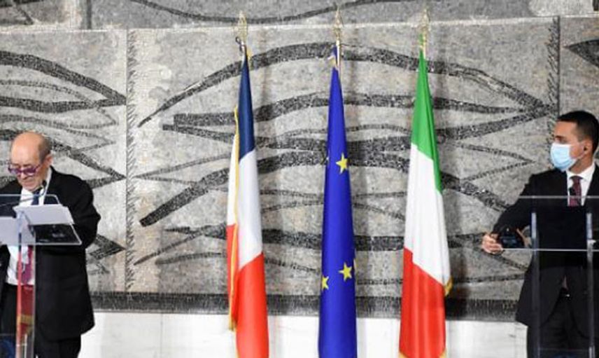 İtalya Ve Fransa Dışişleri Bakanları Roma'da Bir Araya Geldi