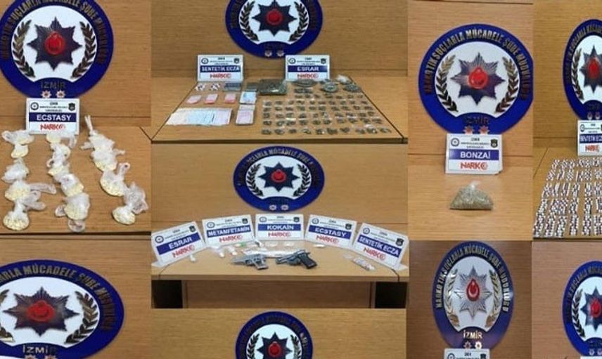 İzmir'de Düzenlenen Uyuşturucu Operasyonlarında 7 Şahıs Tutuklandı