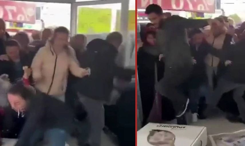 İzmir’de indirim izdihamı: Yüzde 70 indirimi duyan mağazaya koştu
