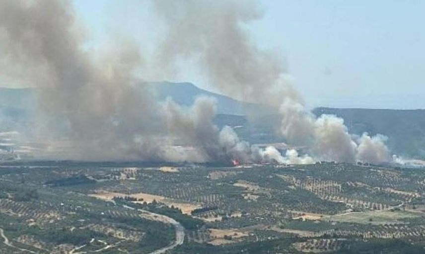 İzmir'de korkutan yangın! Ekipler seferber oldu!