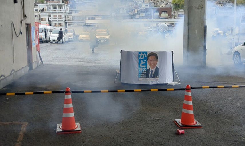 Japonya Başbakanına bombalı saldırı